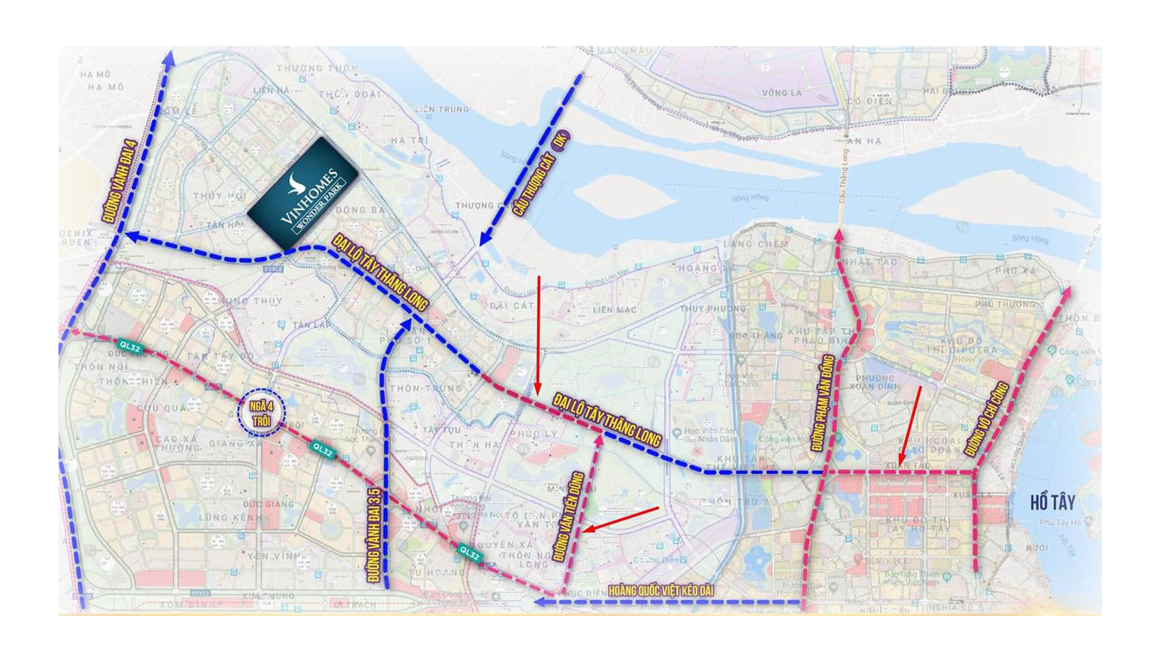 VỊ TRÍ Vinhomes Wonder City